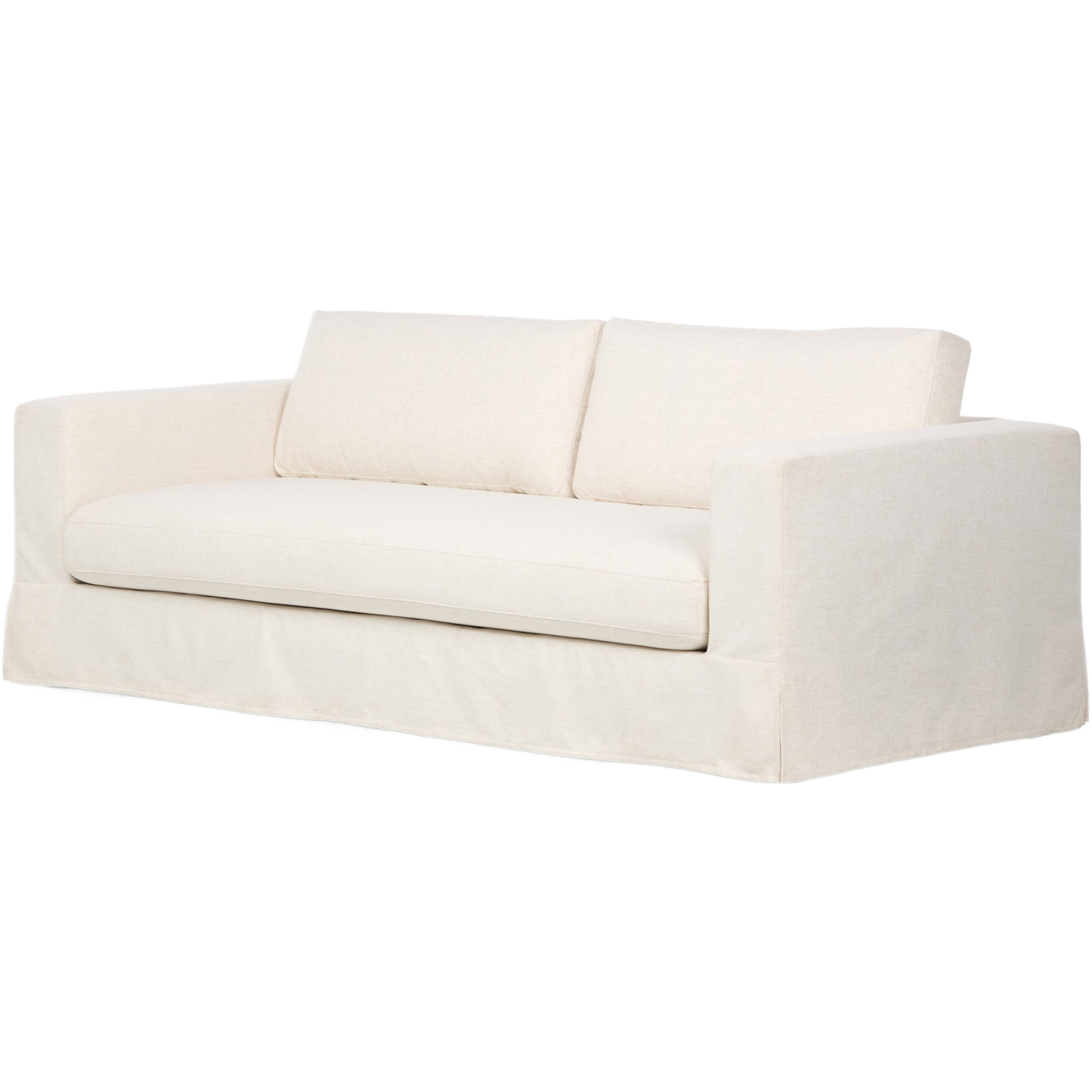 Ismara 95" Chenille Sofa, Crypton Nomad Snow