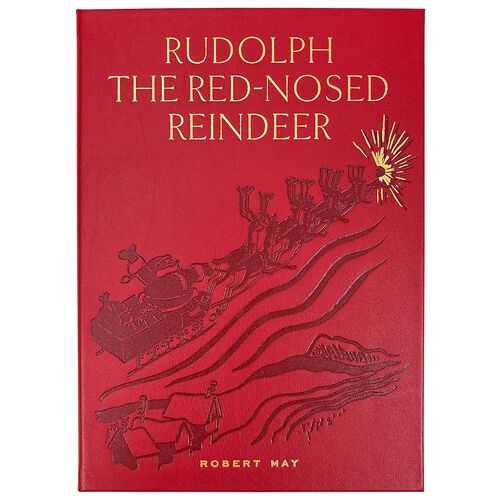 Rudolph Red Nosed Reindeer Leather Edition Book, Leather