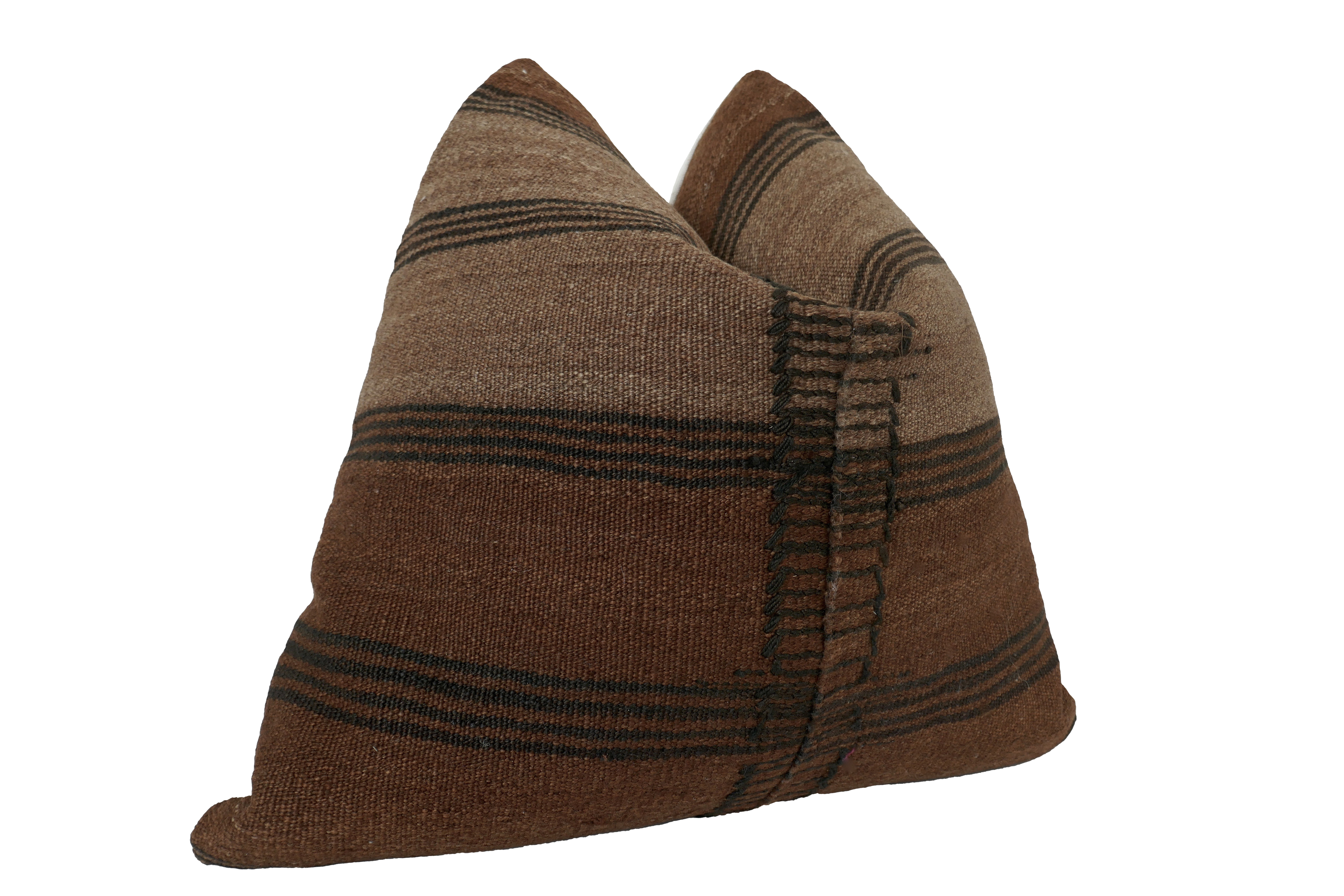 Vintage Berber Tribal Wool Kilim Pillow~P77674025