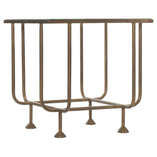 Commerce & Market Kiara Square End Table, Bronze