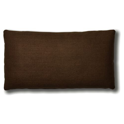 Ada Long Lumbar Pillow, Walnut Linen~P77483429