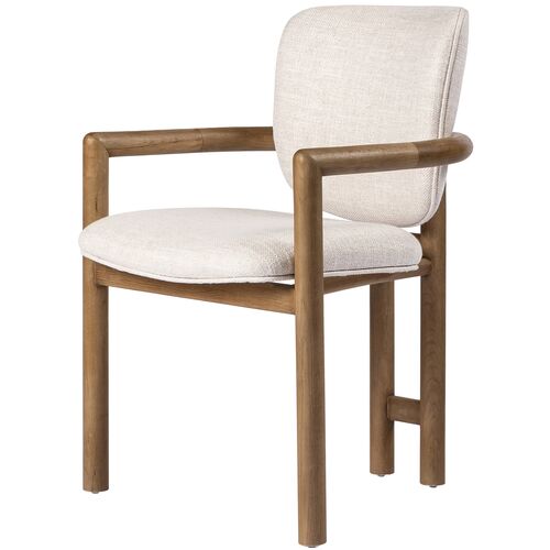 Zoey Dining Chair, Natural Performance