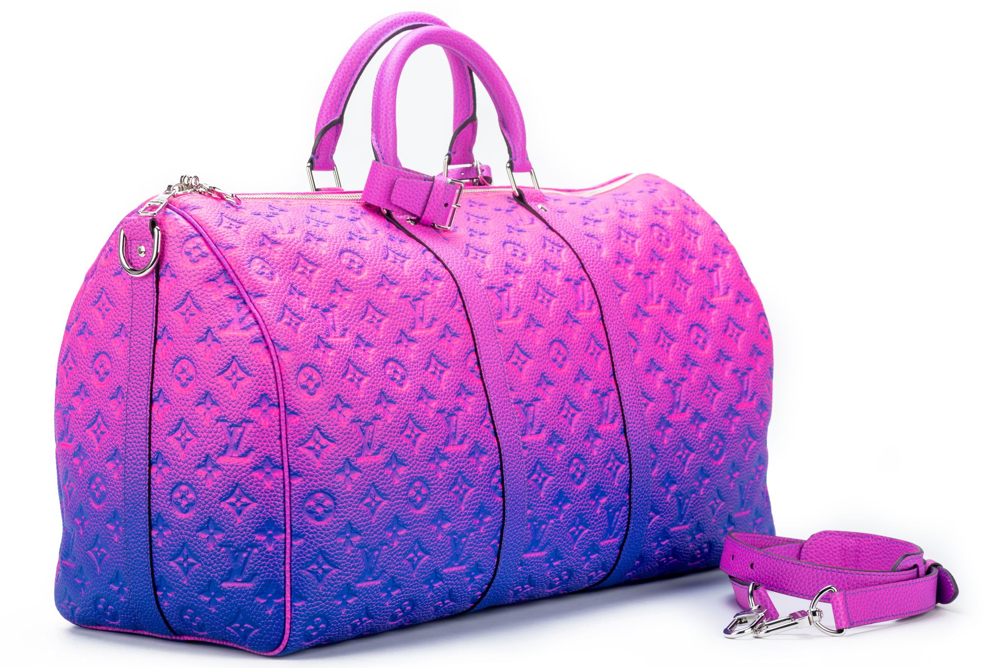 Louis Vuitton Keepall Bandouliere Bag Limited Edition Illusion Monogram For  Sale at 1stDibs