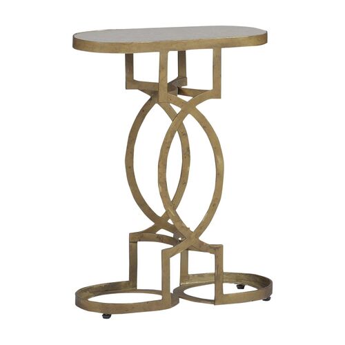 Natasha Table, Antique Brass