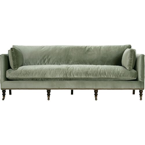 Sloane 3 Seater Sofa - Light Sage Green