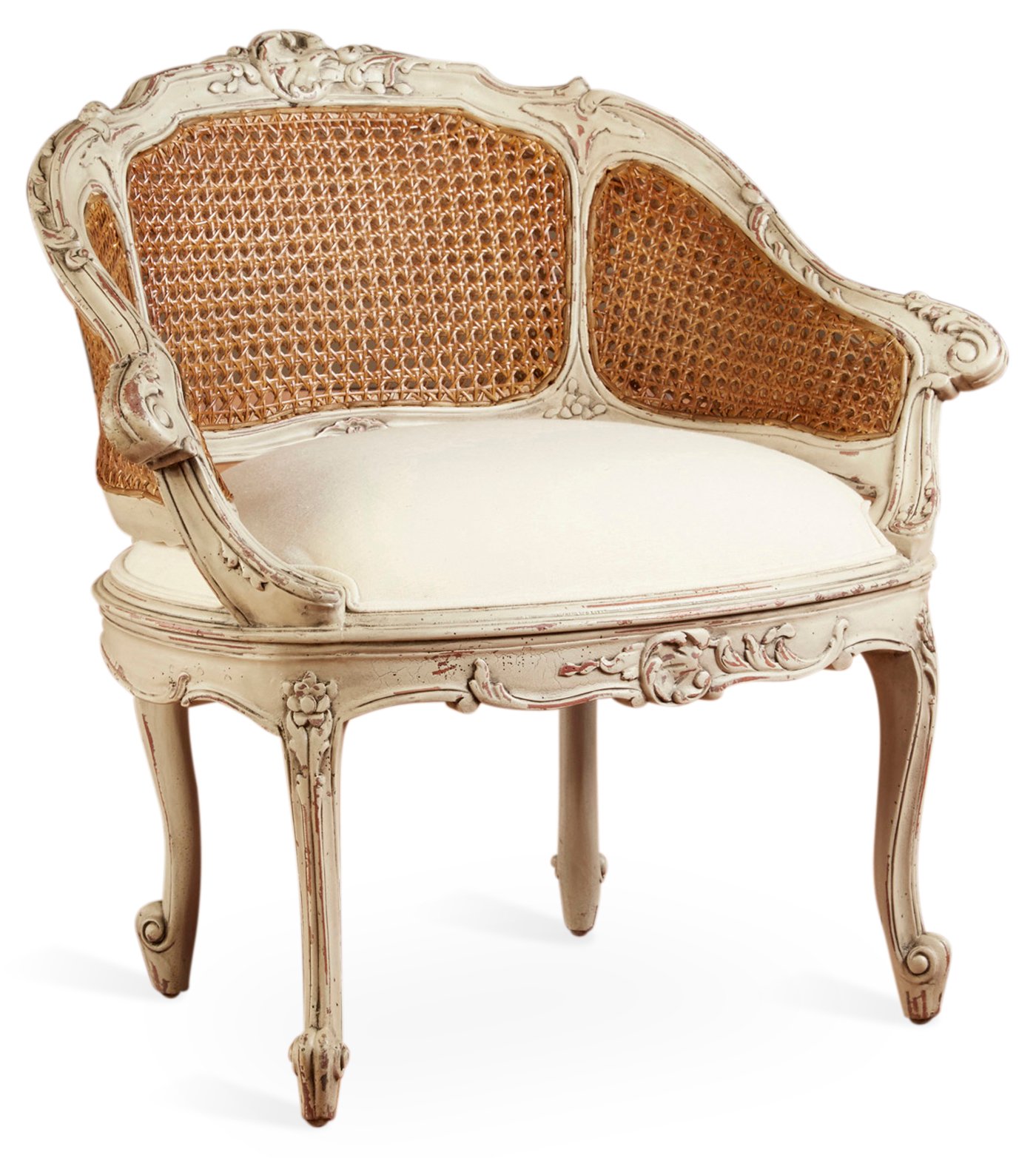 WickerBack Slipper Chair One Kings Lane