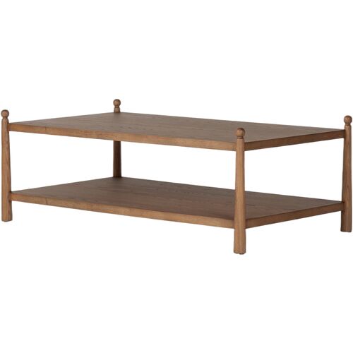 Eldridge Coffee Table, Amber Ash