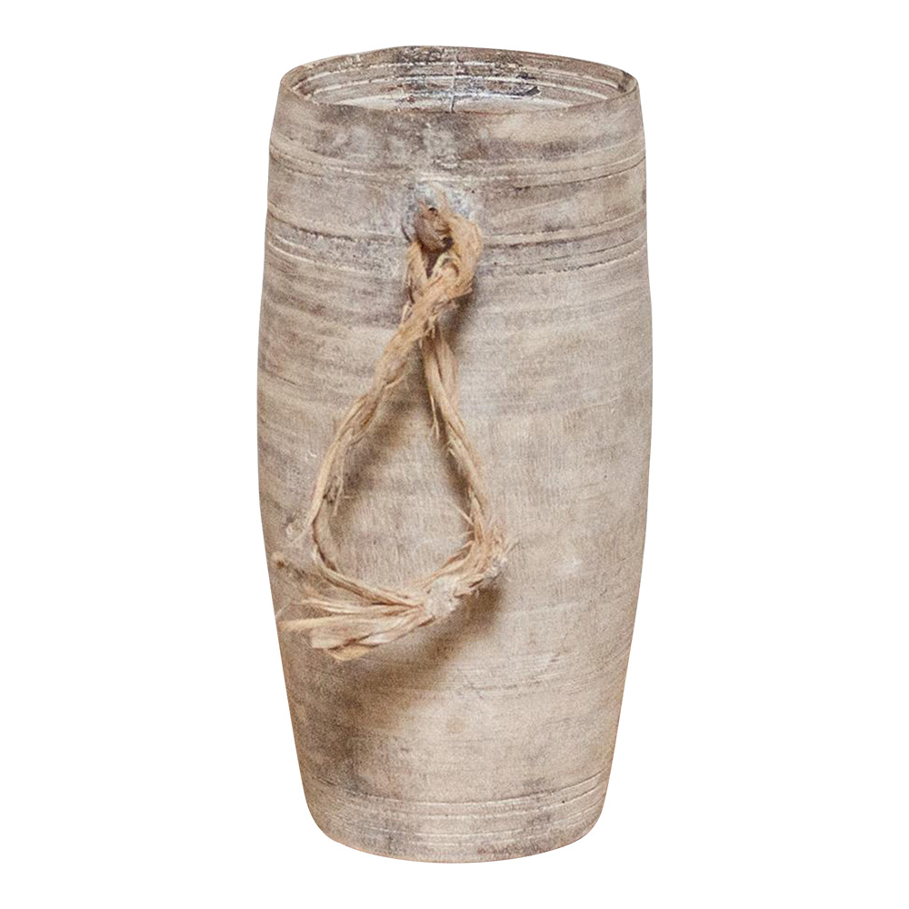 Aged Bleached Wooden Pot-Ita~P77673432