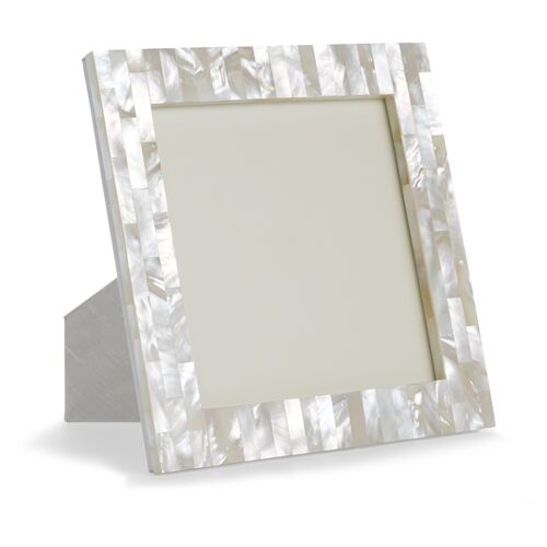 Mother-of-Pearl Square Picture Frame, Natural~P77380837