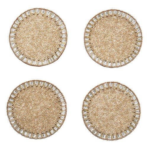 S/4 Bevel Drink Coasters