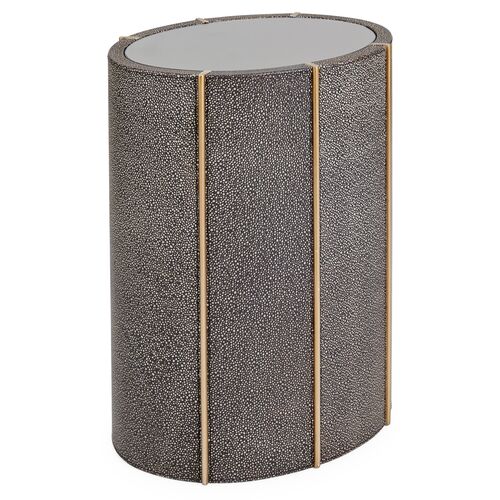 Churchill Drum Side Table, Brown~P77114888