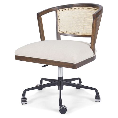 Aimee Cane Desk Chair, Vintage Sienna~P77595356