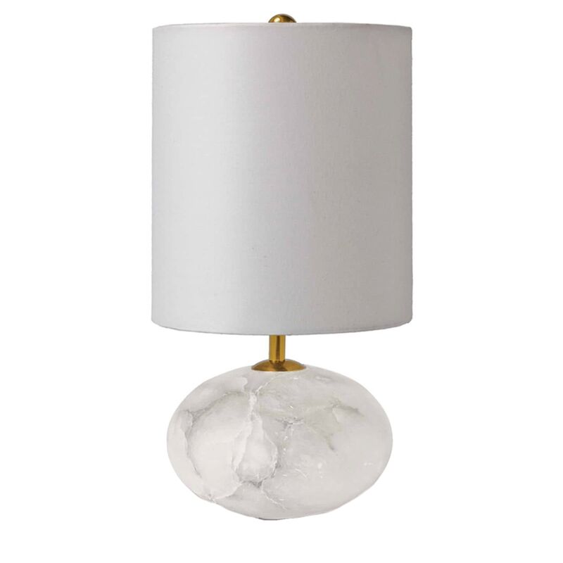 Alabaster Orb Table Lamp