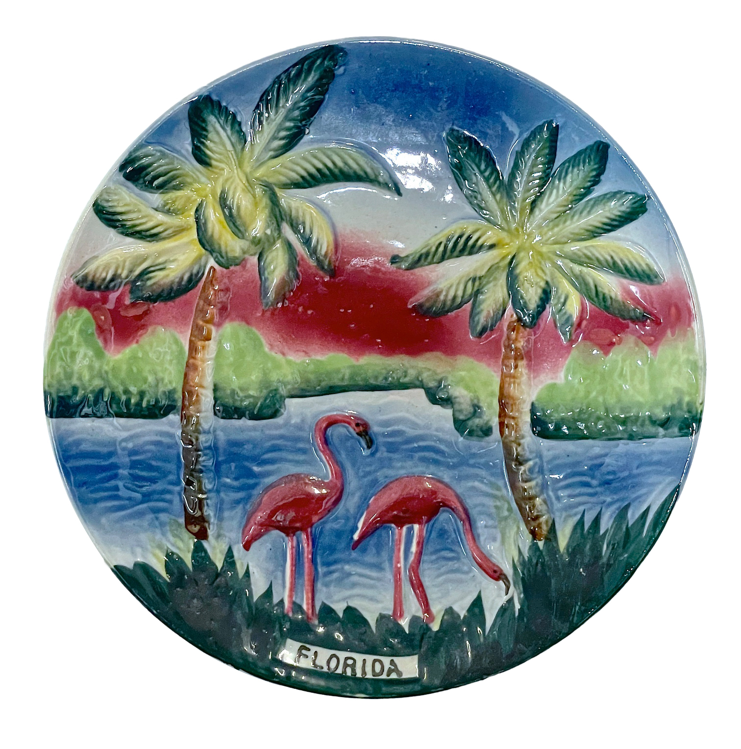 Flamingo Florida Souvenir Wall Plate~P77648463