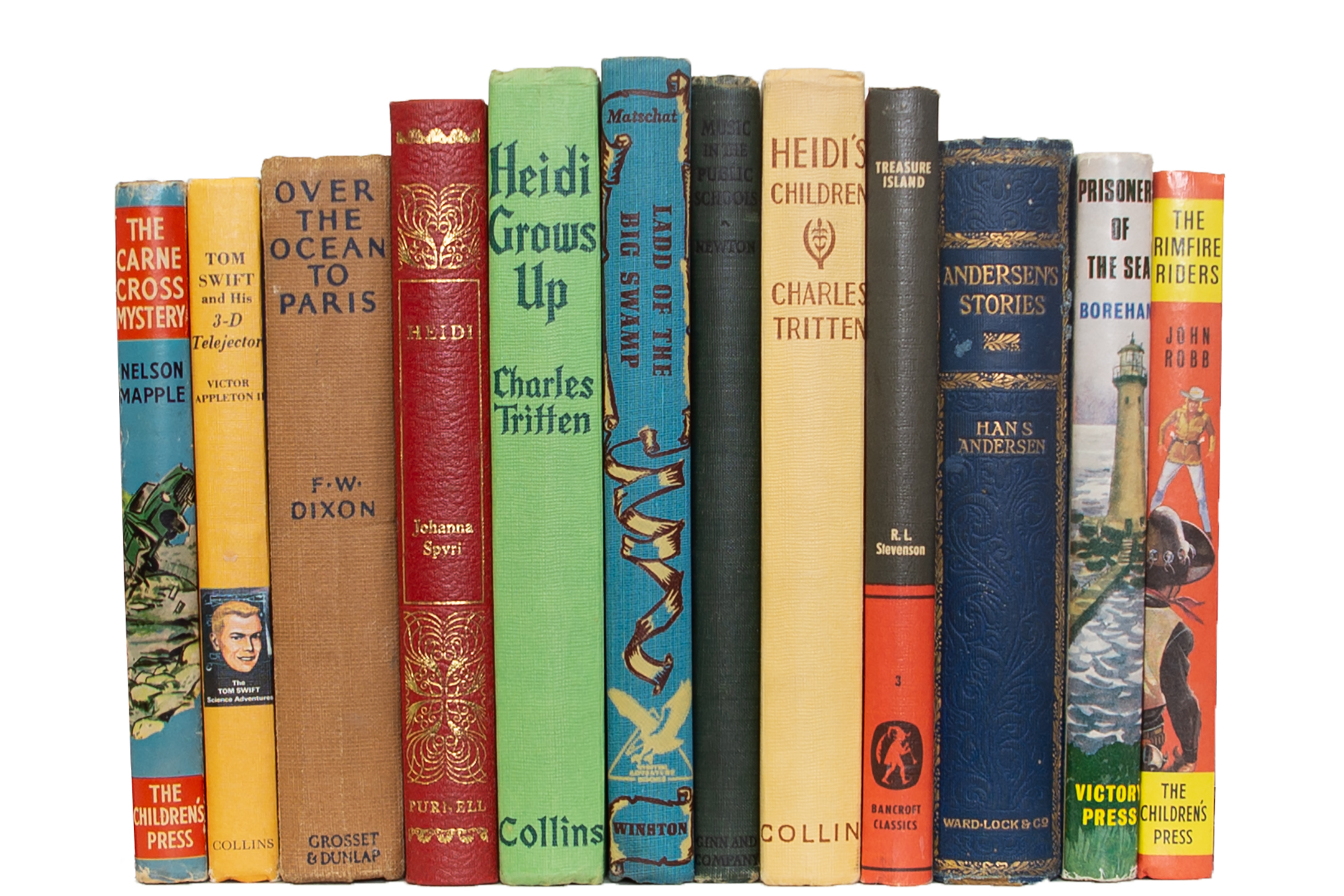 Vintage Children's Decorative Book Bundle