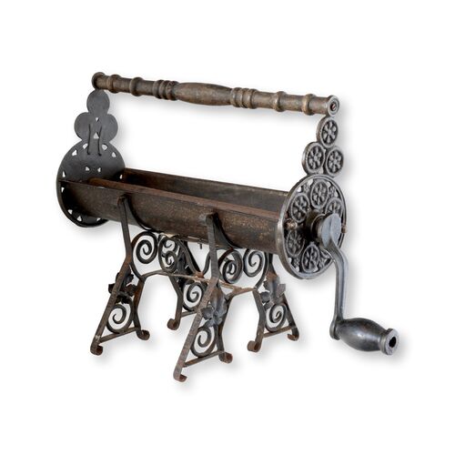Antique English Crank Shop Paper Roller Antique English Crank Shop Paper Roller