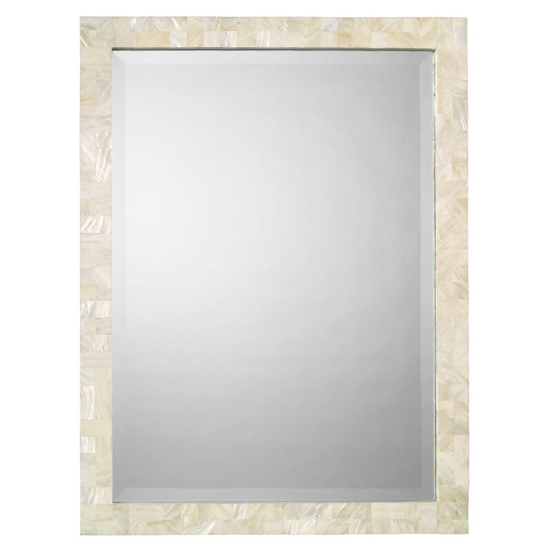 Liam Large Wall Mirror, Mother-of-Pearl