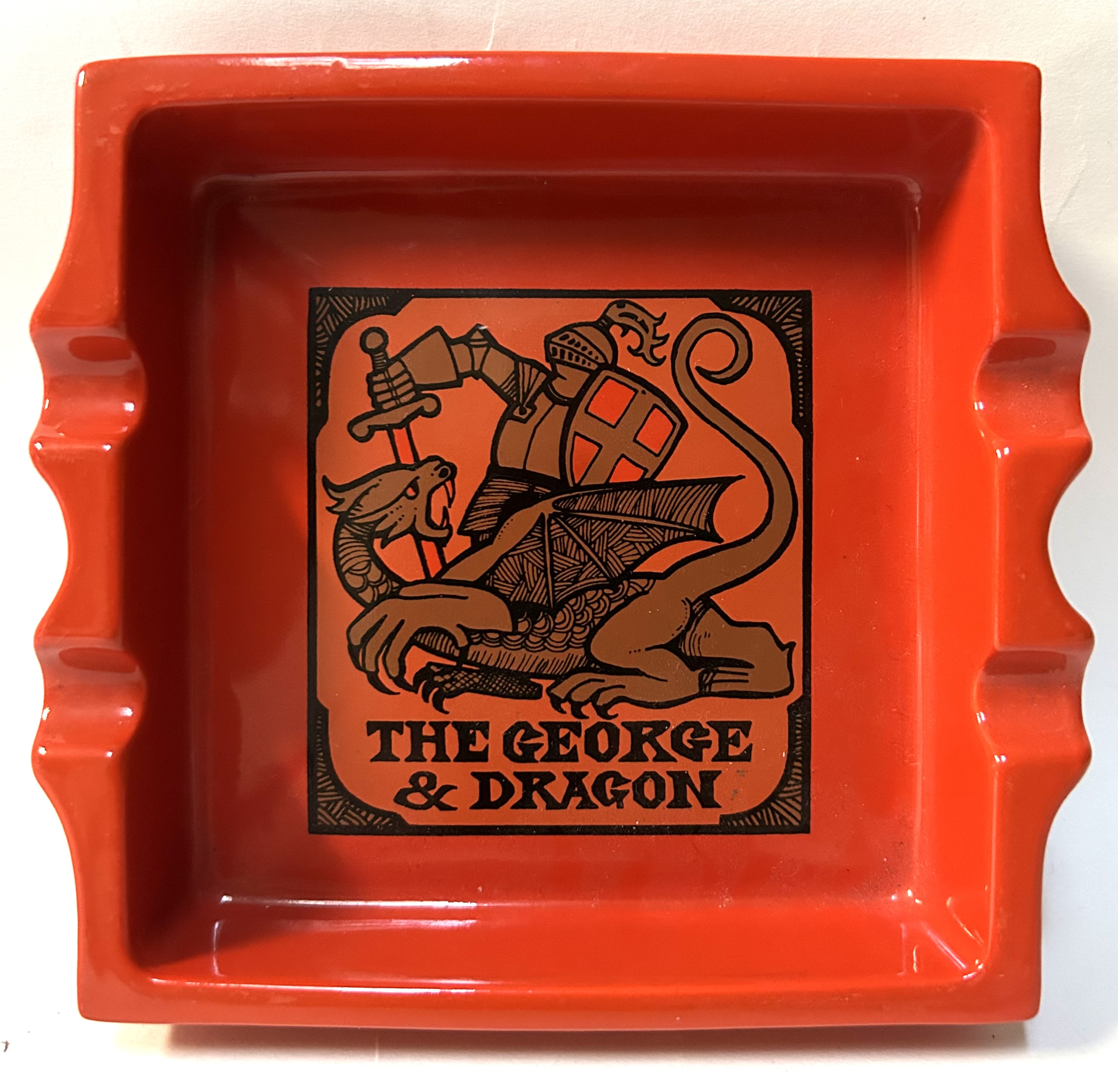 The George & Dragon English Pub Ashtray~P77702654