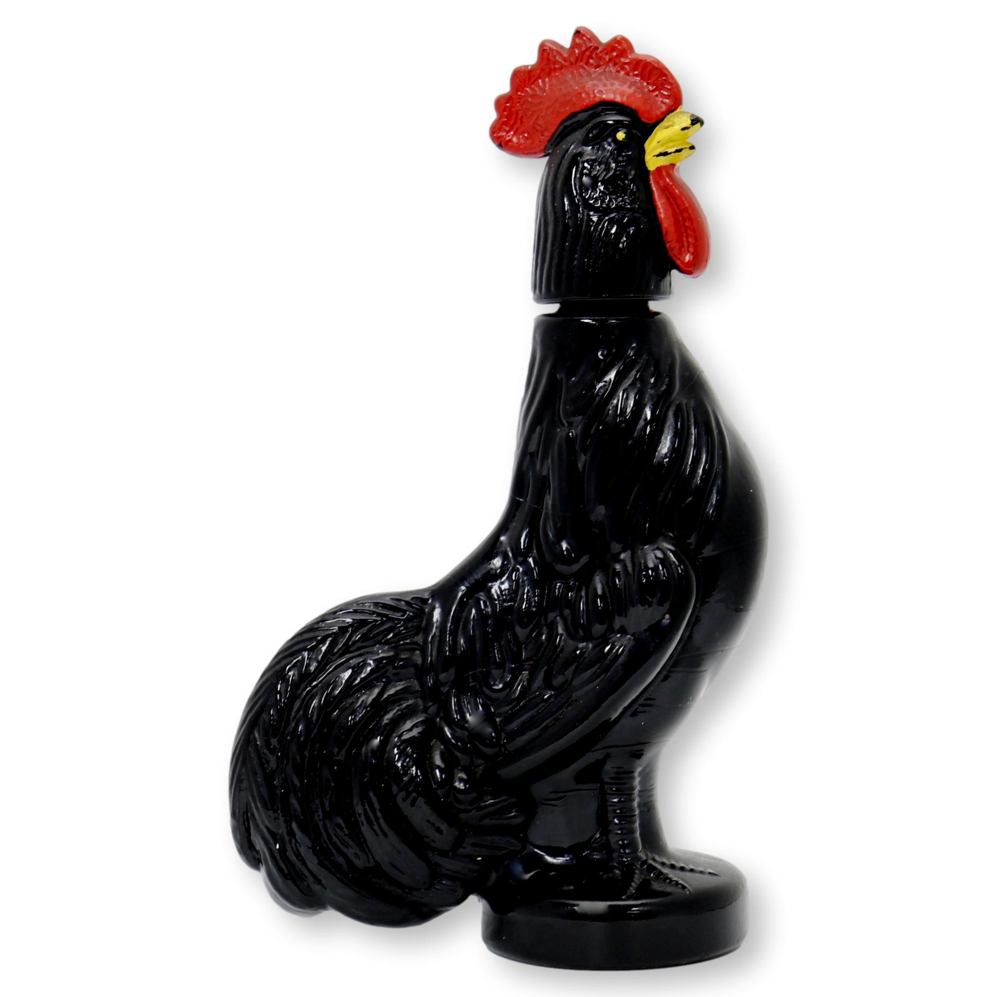 Mid-Century Milk Glass Rooster Decanter~P77461039