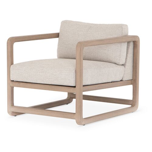 Theo Outdoor Chair, Faye Sand/Washed Brown~P77593008
