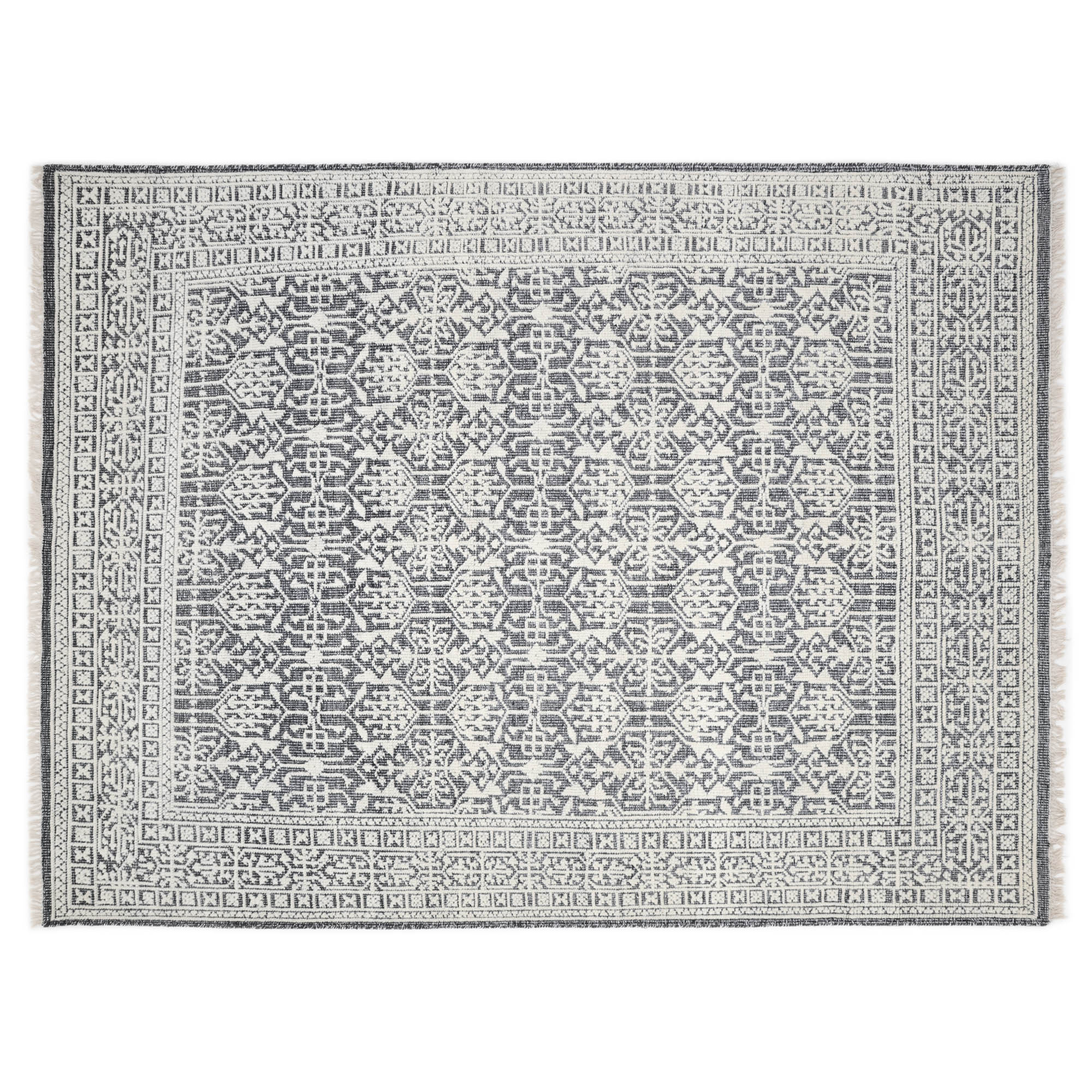 Yvonne Hand-Knotted Rug, Gray