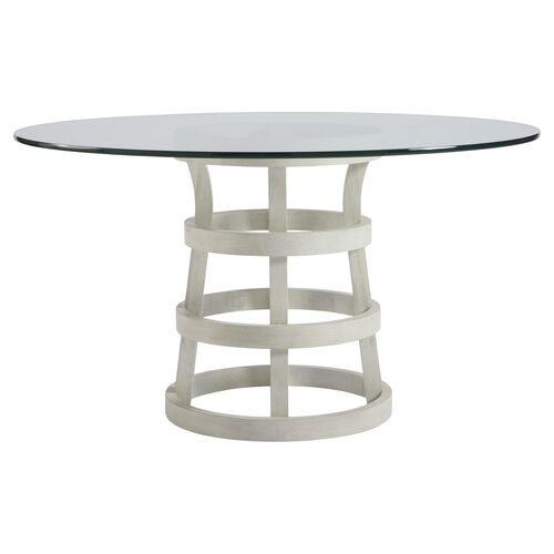 Coastal Living Traverse Round Dining Table, White~P77529574