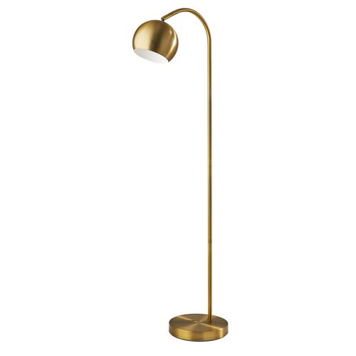 Eliza Floor Lamp, Antique Brass~P77620337