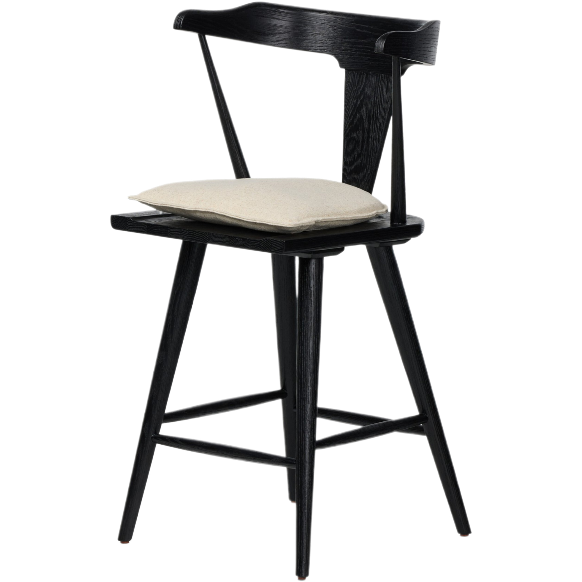 Kaysen Linen Bar Stool, Antwerp Natural