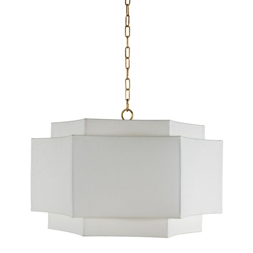 Hammond Alabaster Pendant, Gold