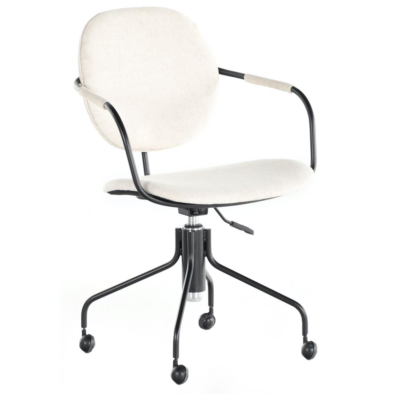 Leon Desk Chair, Flax