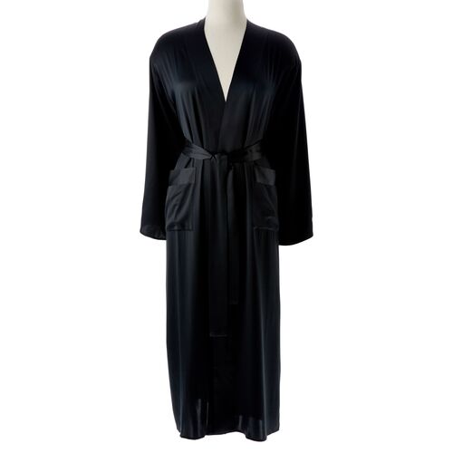 Single-Sided Long Robe, Midnight