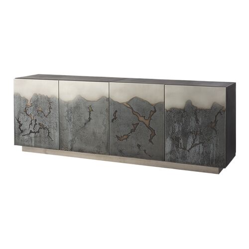 Roxie Acid Washed Metal Sideboard Roxie Acid Washed Metal Sideboard