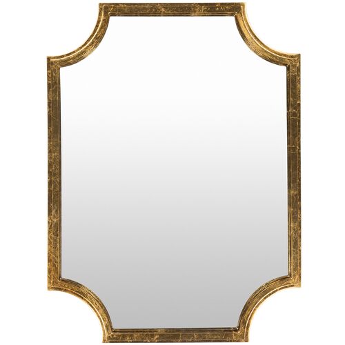 Josie 29x40 Wall Mirror, Gold~P77321142