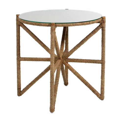 Nigel Side Table, Natural Seagrass~P77606258