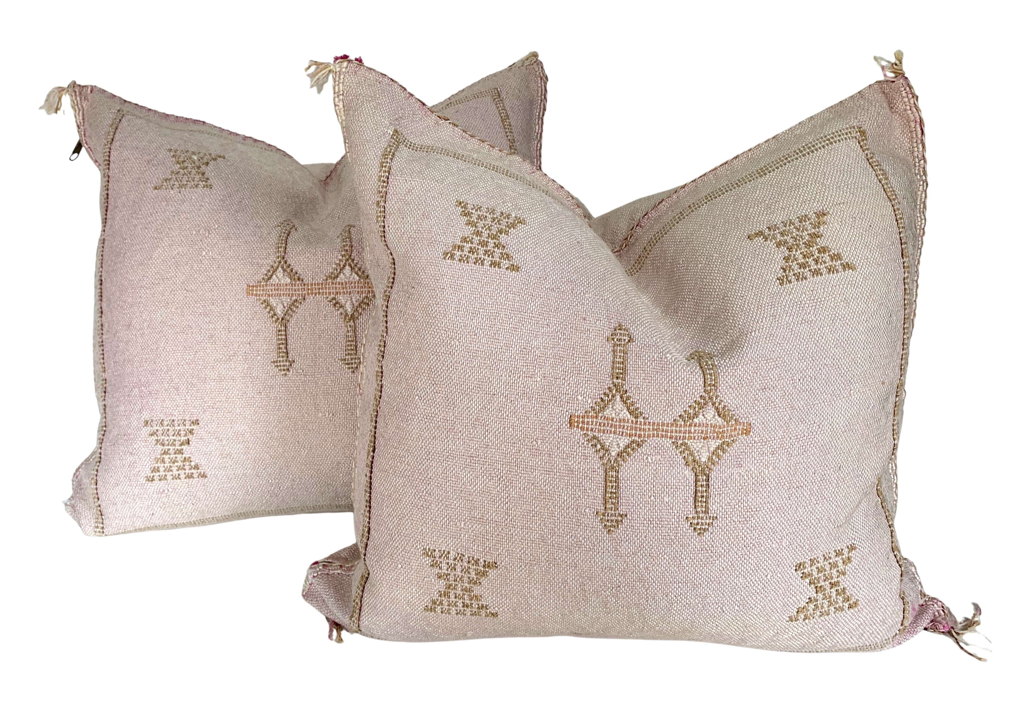 Moroccan Sabra Silk Pillows, Pair~P77659769