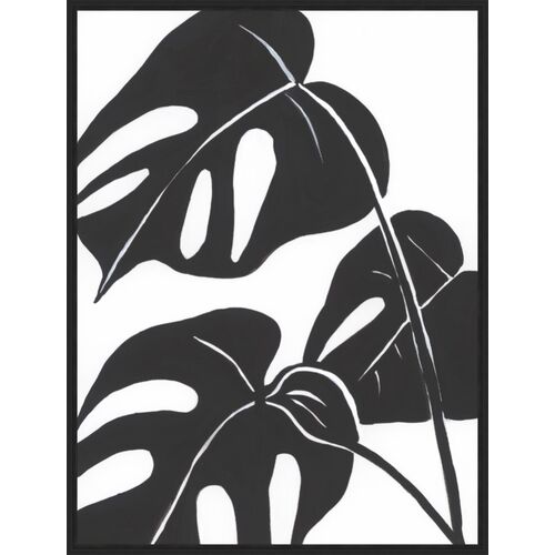 Monstera Shadow Painting by Maelani Blue