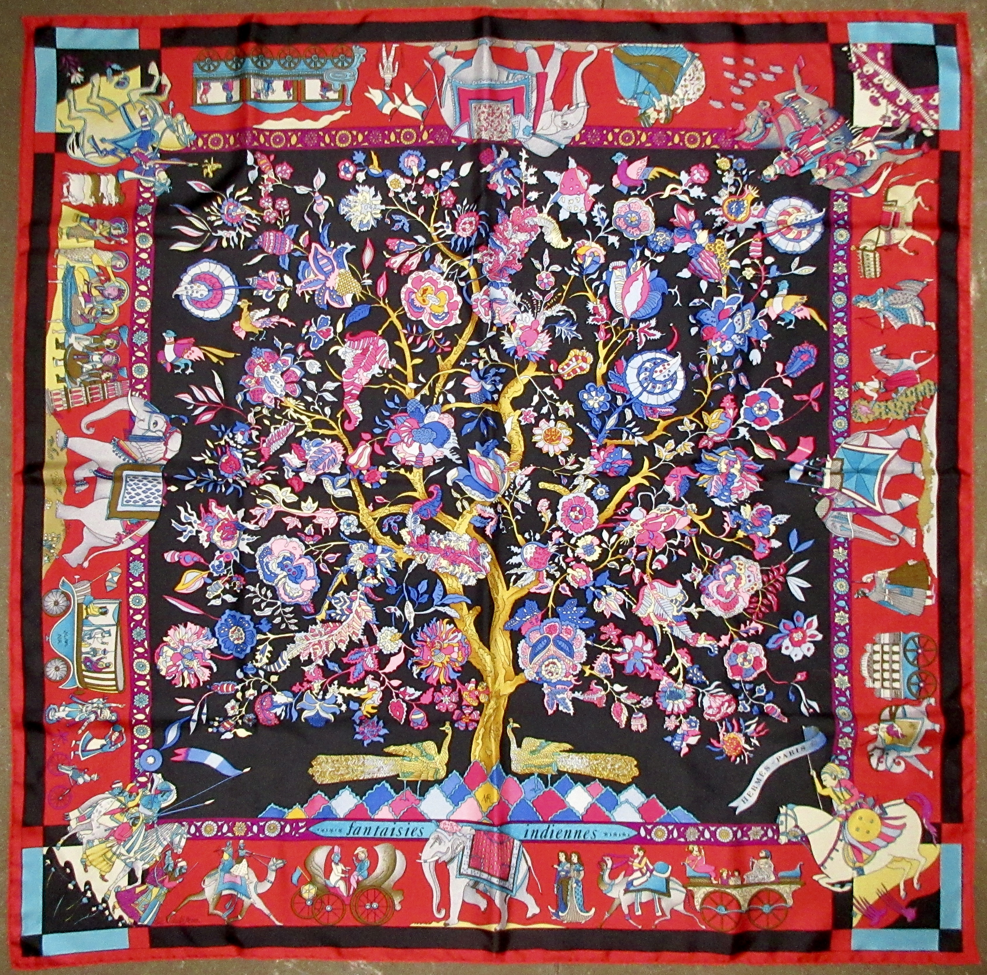 Hermes Fantaisies Indiennes Scarf~P77687915