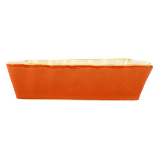 Italian Bakers Rectangular Baker, Orange Italian Bakers Rectangular Baker, Orange