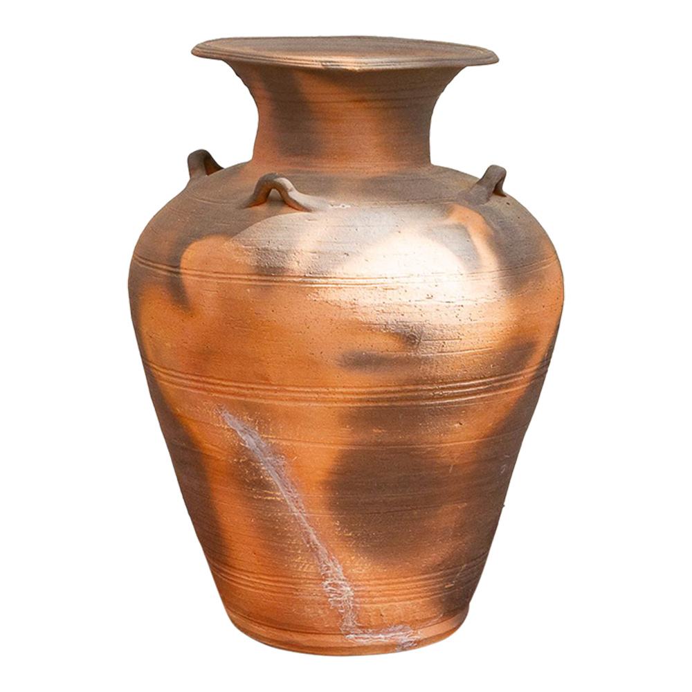 Rustic Terracotta Asian Water Pot~P77658593