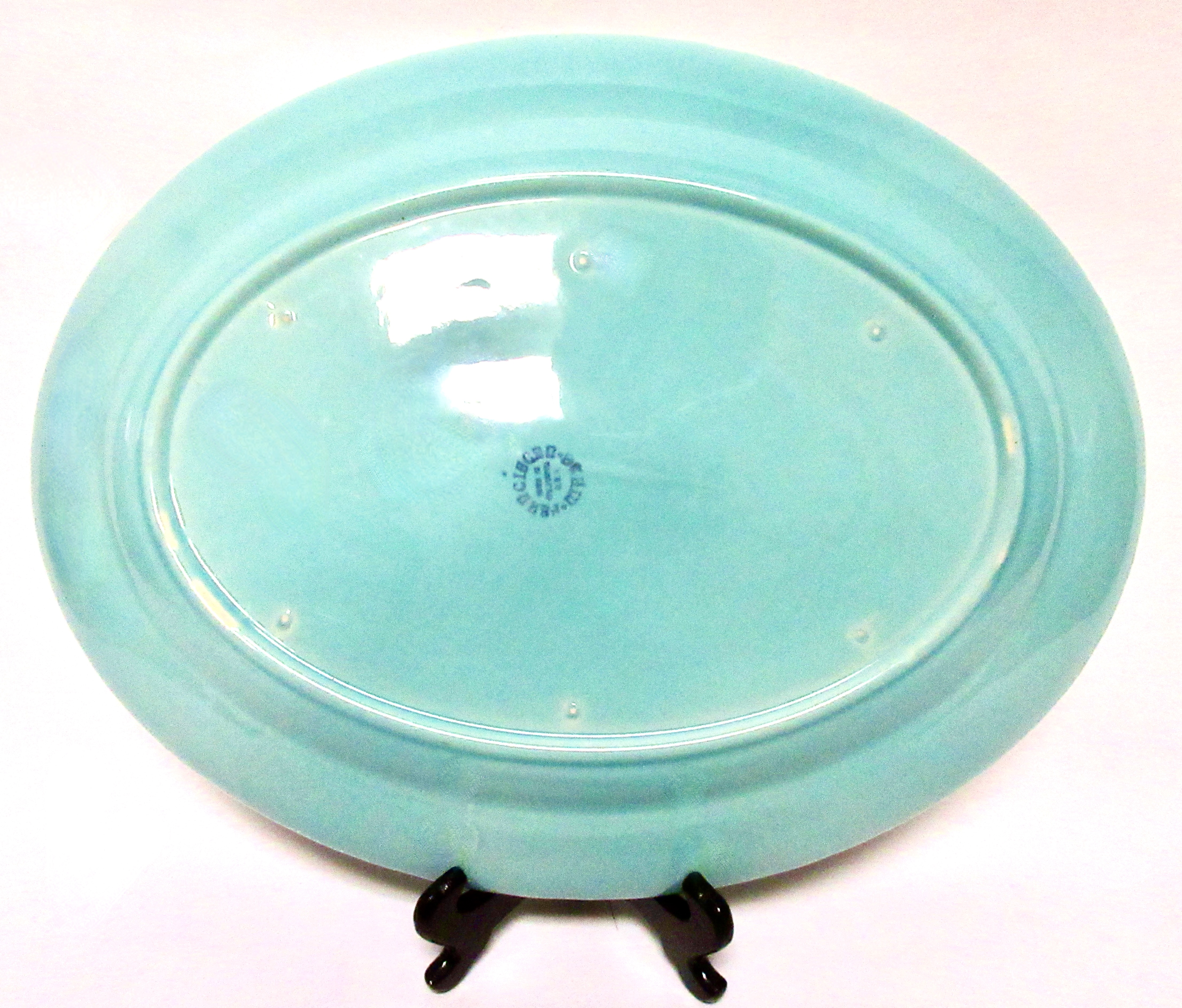 1940s Gladding McBean Swirl Platter~P77689916