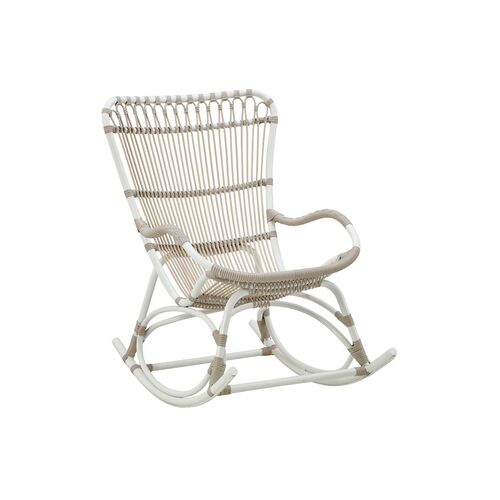 Monet Outdoor Rocking Chair, Dove White~P77497253