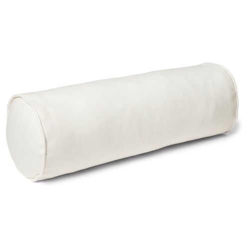 Anne Bolster Pillow, White Linen~P77483437
