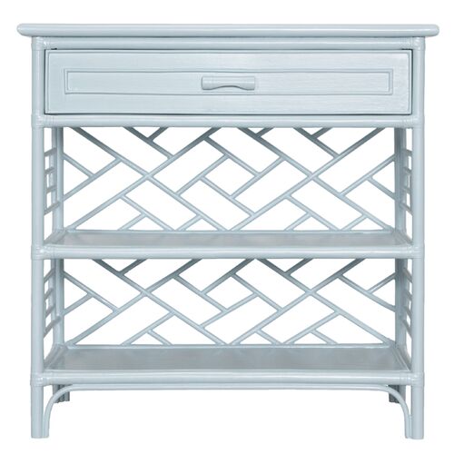 Chippendale Side Table, Light Blue Chippendale Side Table, Light Blue~P77552368