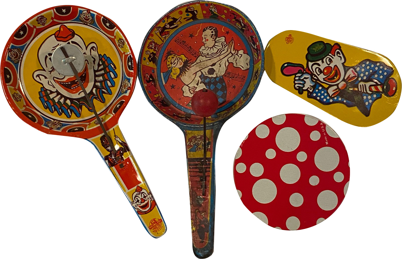 Vintage New Year's Noise Makers S/4~P77632240