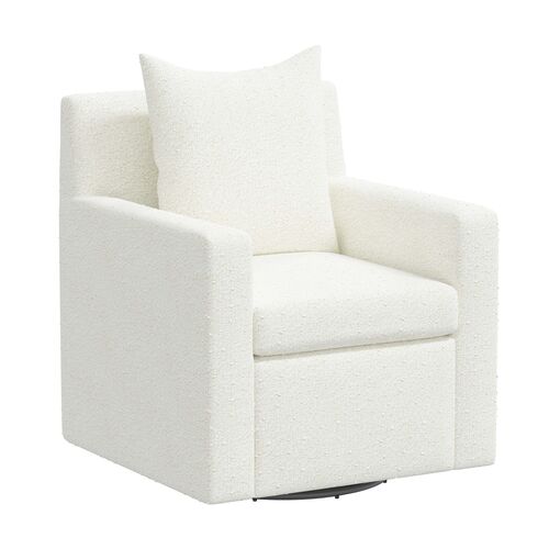 Willa Boucle Swivel Chair~P77649300