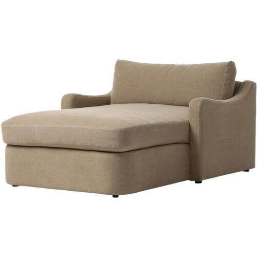 Aurelia Linen Chaise Lounge
