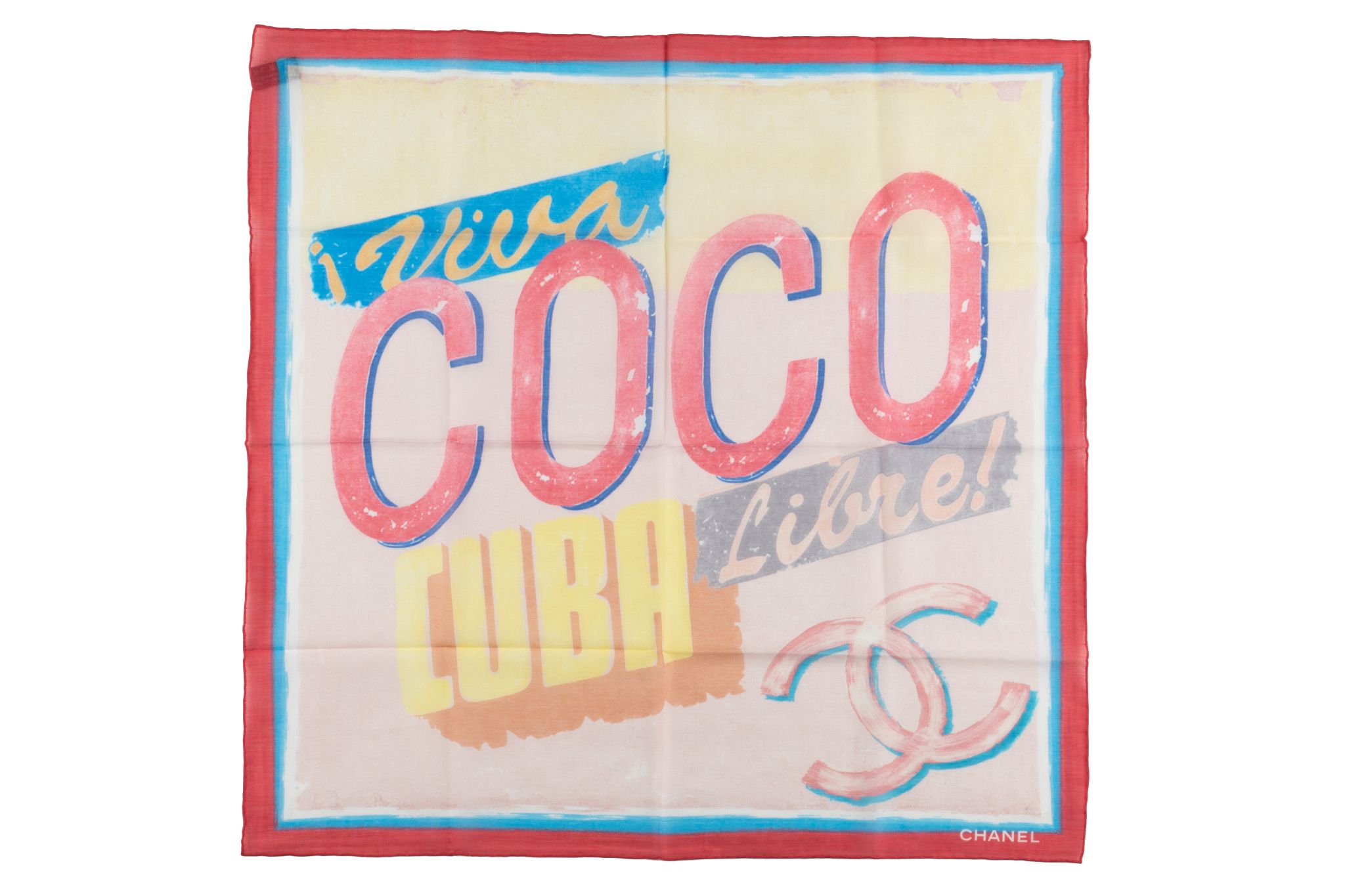 Chanel New Coco Cuba Cotton Scarf~P77732604