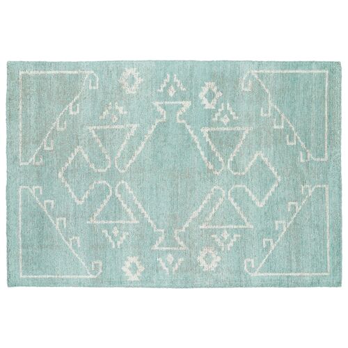 Conner Rug, Mint/Ivory~P60125040