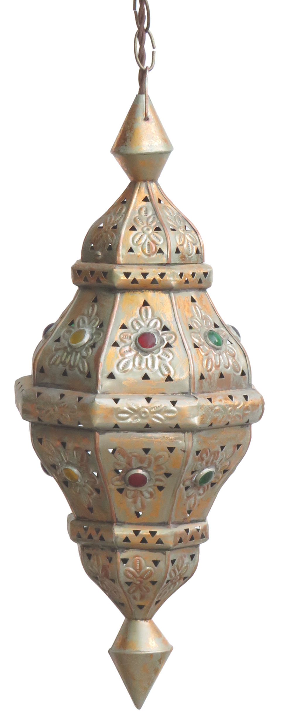 Boho Chic Moroccan Hanging Lantern Light~P77665480