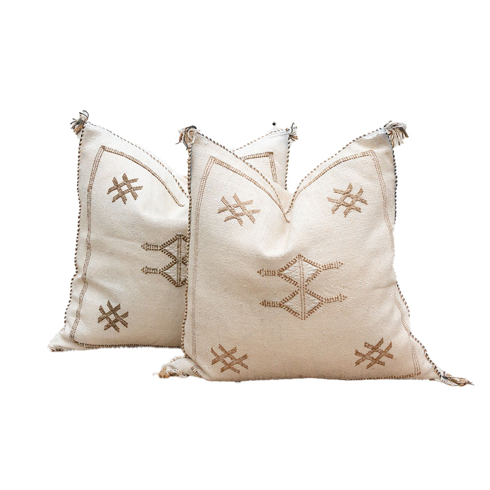 Pair of Caravan Silk Lumbar Pillows~P77735954